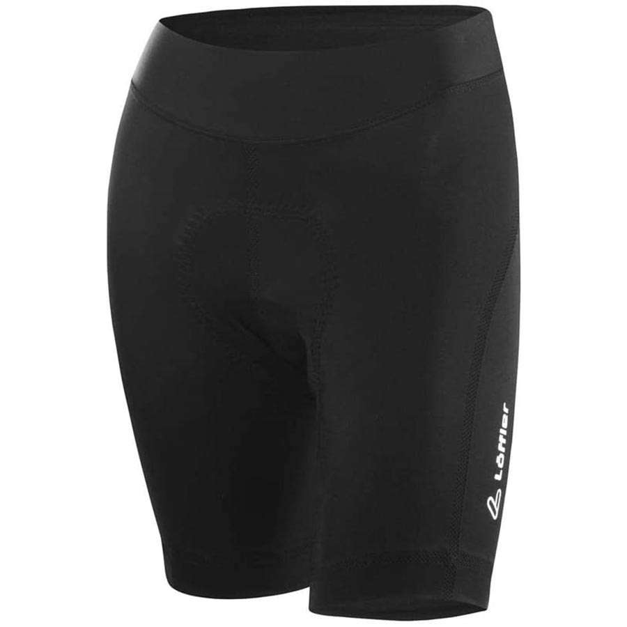 Löffler Hotbond Fietsbroek Kort Zonder Bretels Zwart Dames