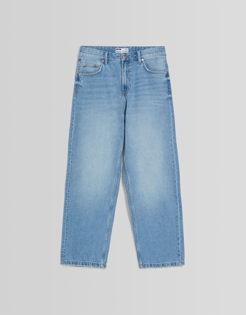 calças jeans largas
