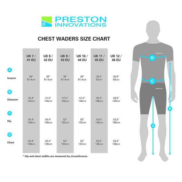 Waders Preston Heavy Duty Chest