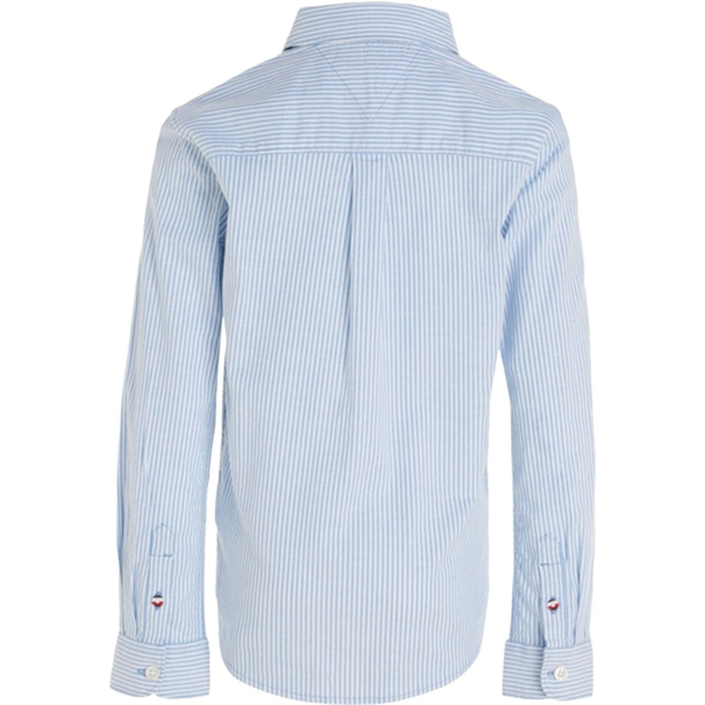 Flex Ithaca Skjorte Copenhagen Blue/White