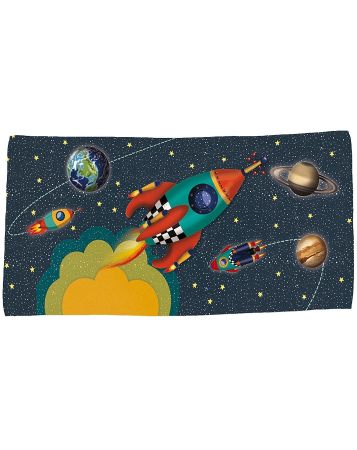 Zauberhandtuch RAKETE (30x60) in bunt