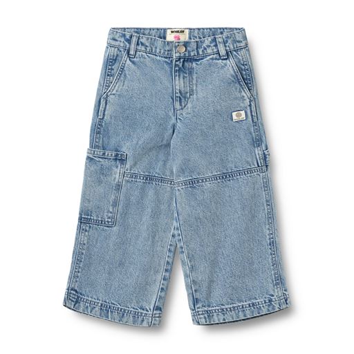Wheat Noppo Bukser, Blue, 128 cm