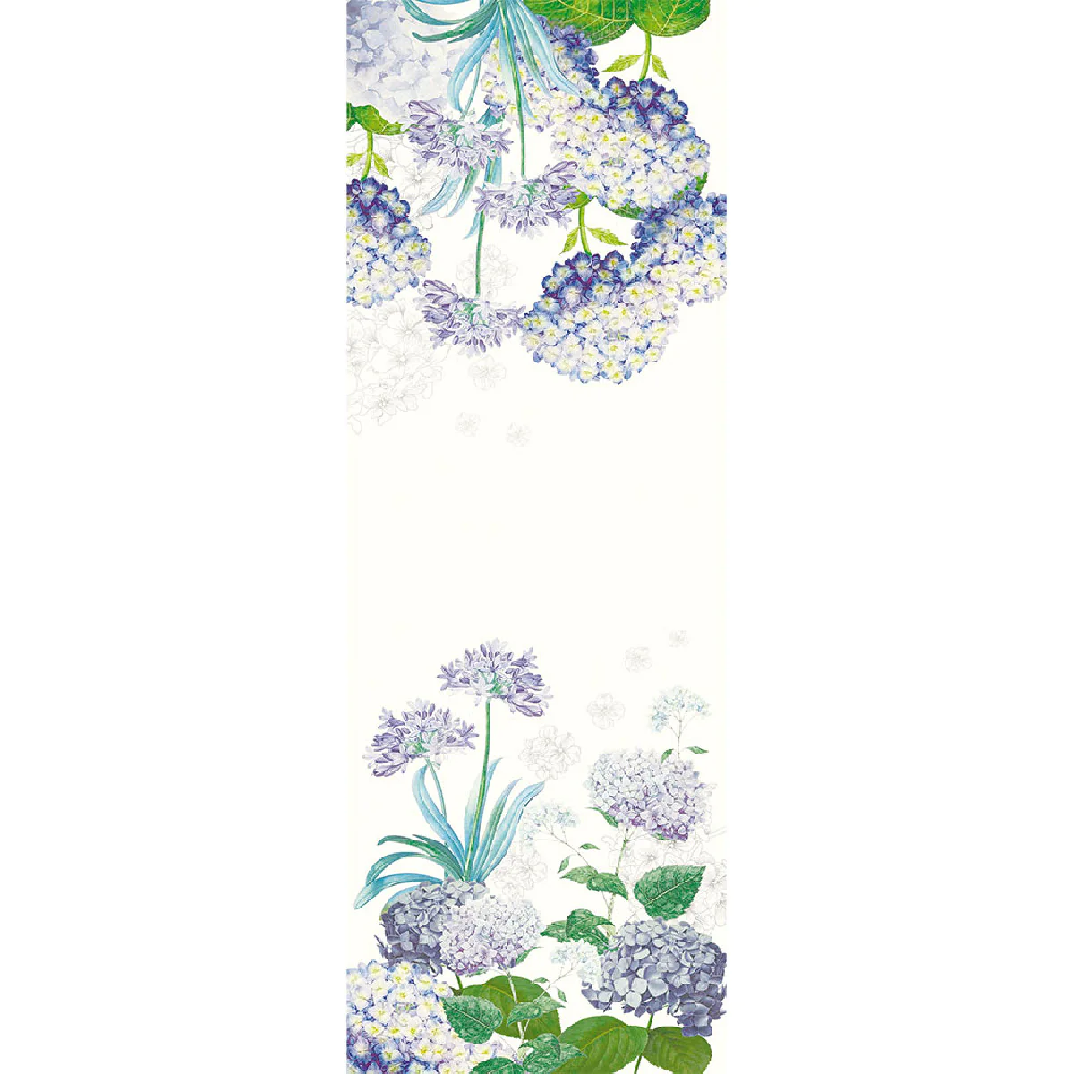 Chemin de table antitache déperlant métis lin & coton multicolore 53X1