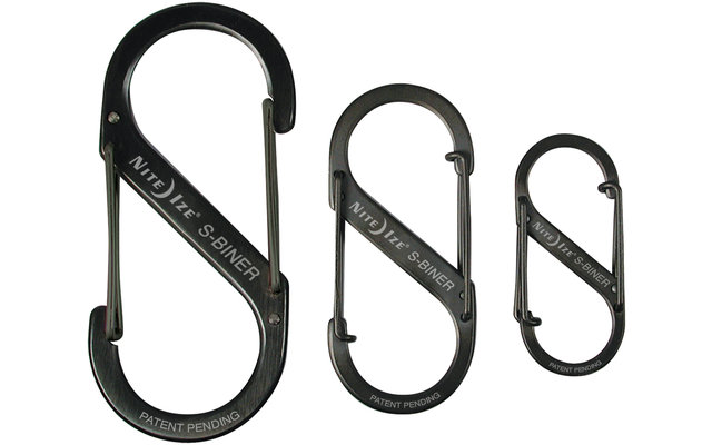 Nite Ize S-Biner Edelstahl Doppelkarabiner