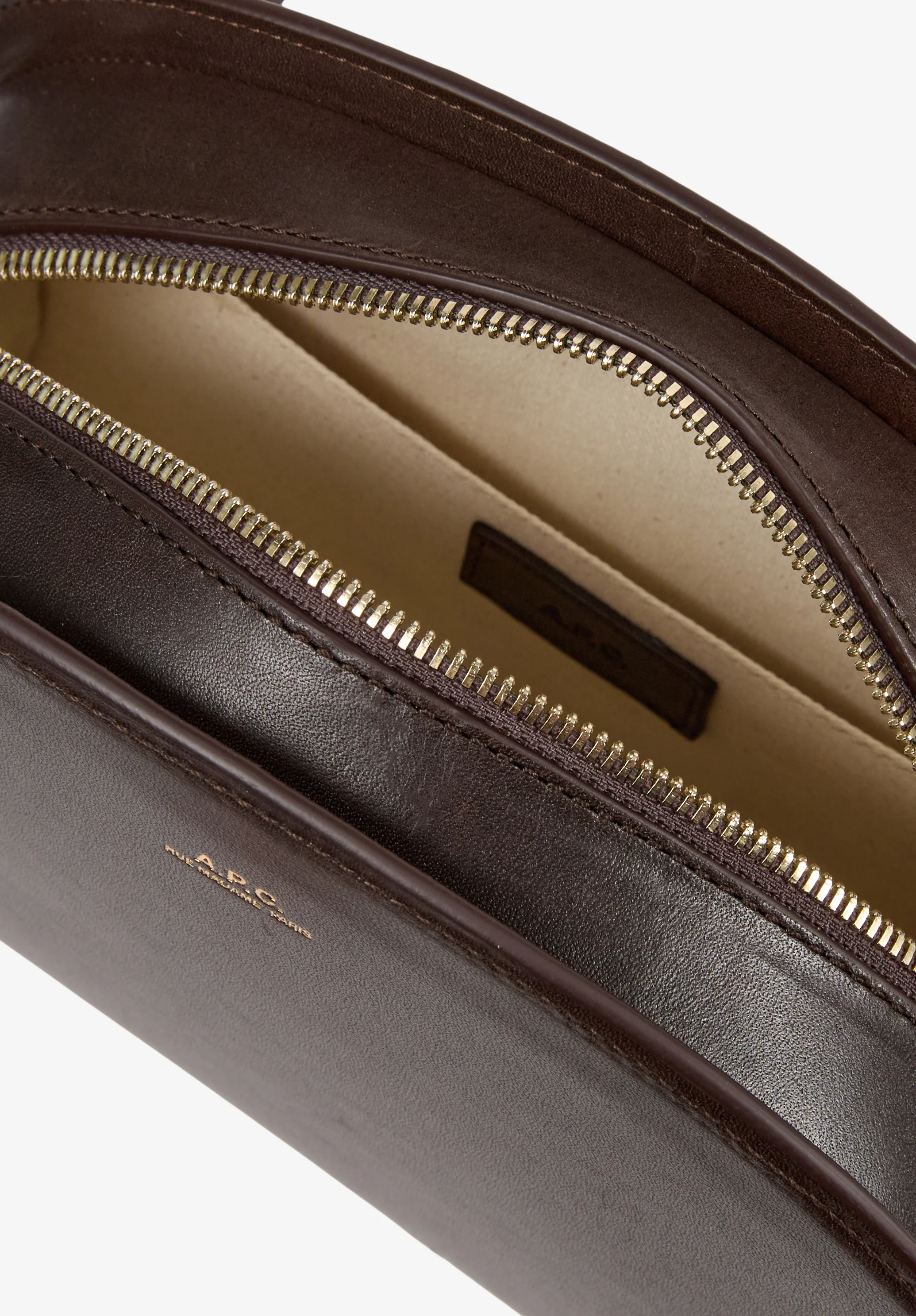 sac demi-lune - Marron fonce