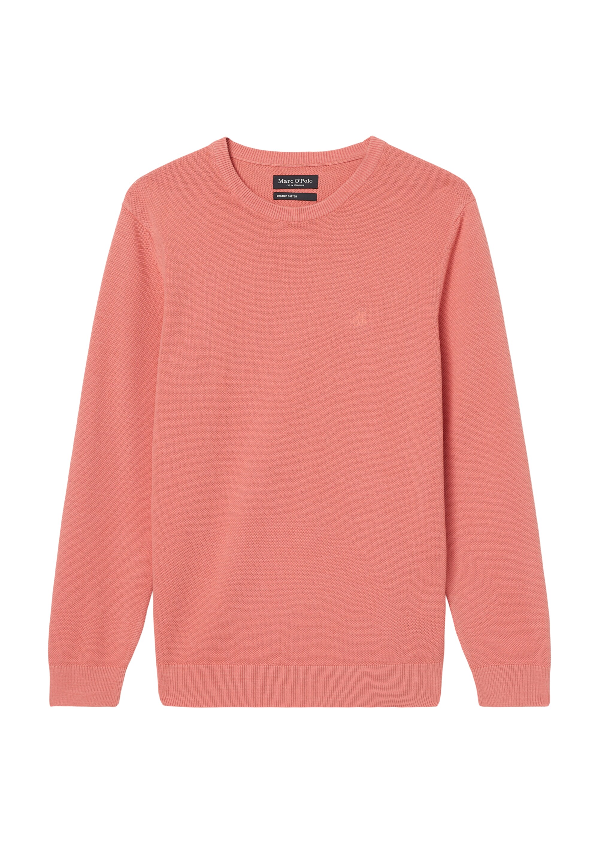 Pullover regular mit feiner Piqué-Struktur