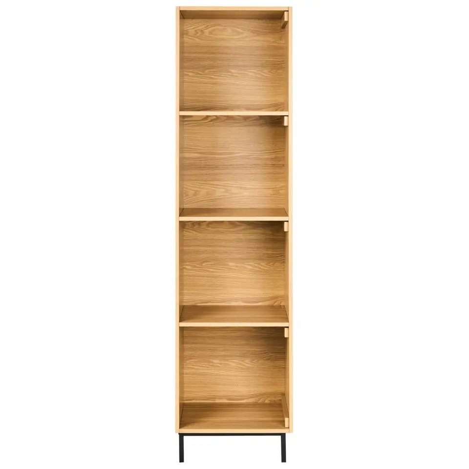 LEANDRO - Opbergkast 4 planken - Lichtbruin - MDF