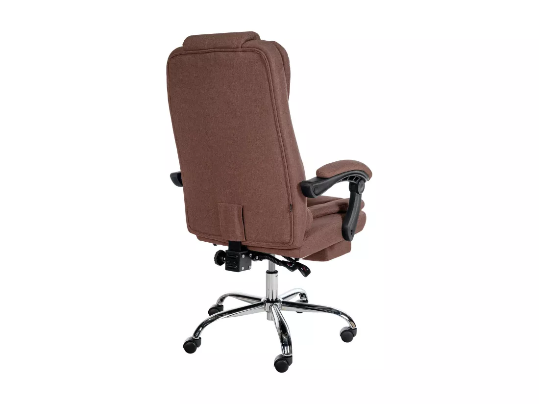 Chaise de bureau - Tissu - Marron - Oxygen