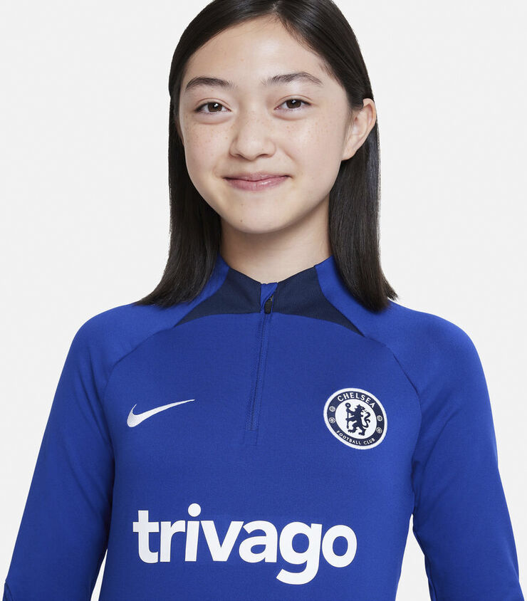 Nike Chelsea Fc Strike Dri Fit Drill Troje Blå