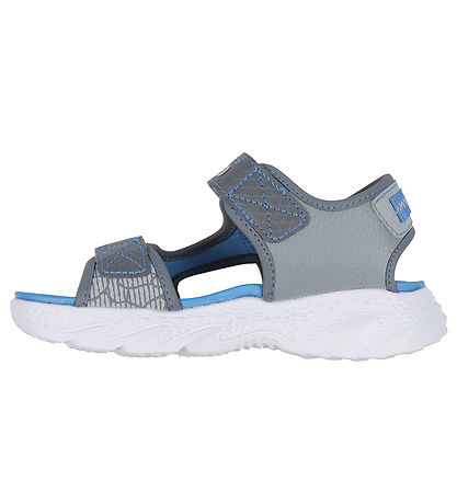 Skechers Sandalen m. Light - Creature-Splash - Anthrazit Blue