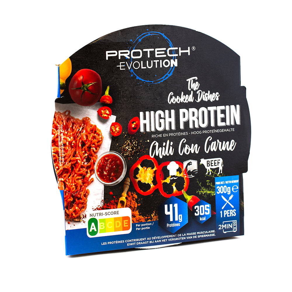 PROTECH Plat Cuisiné Protéiné - Chili con carne