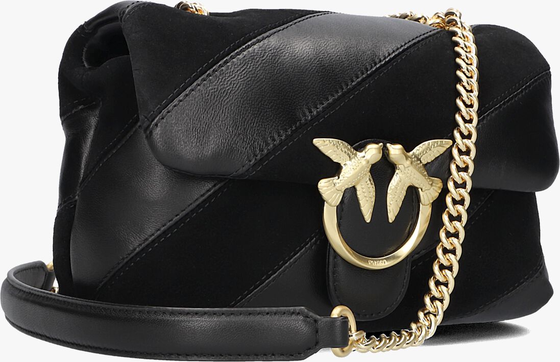 zwarte pinko schoudertas love puff mini
