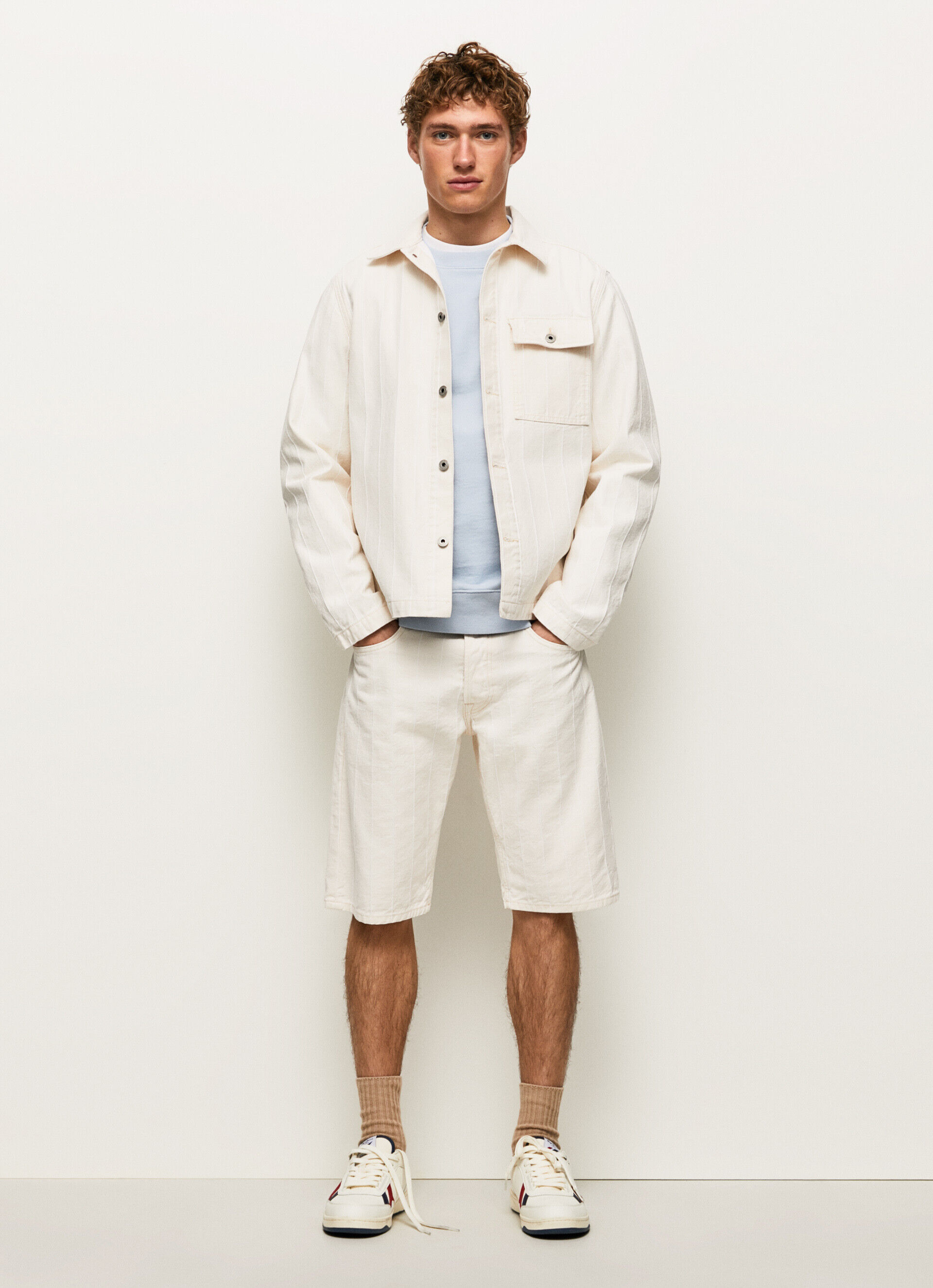 CALLEN FIT RELAXED DENIM BERMUDA - jeans