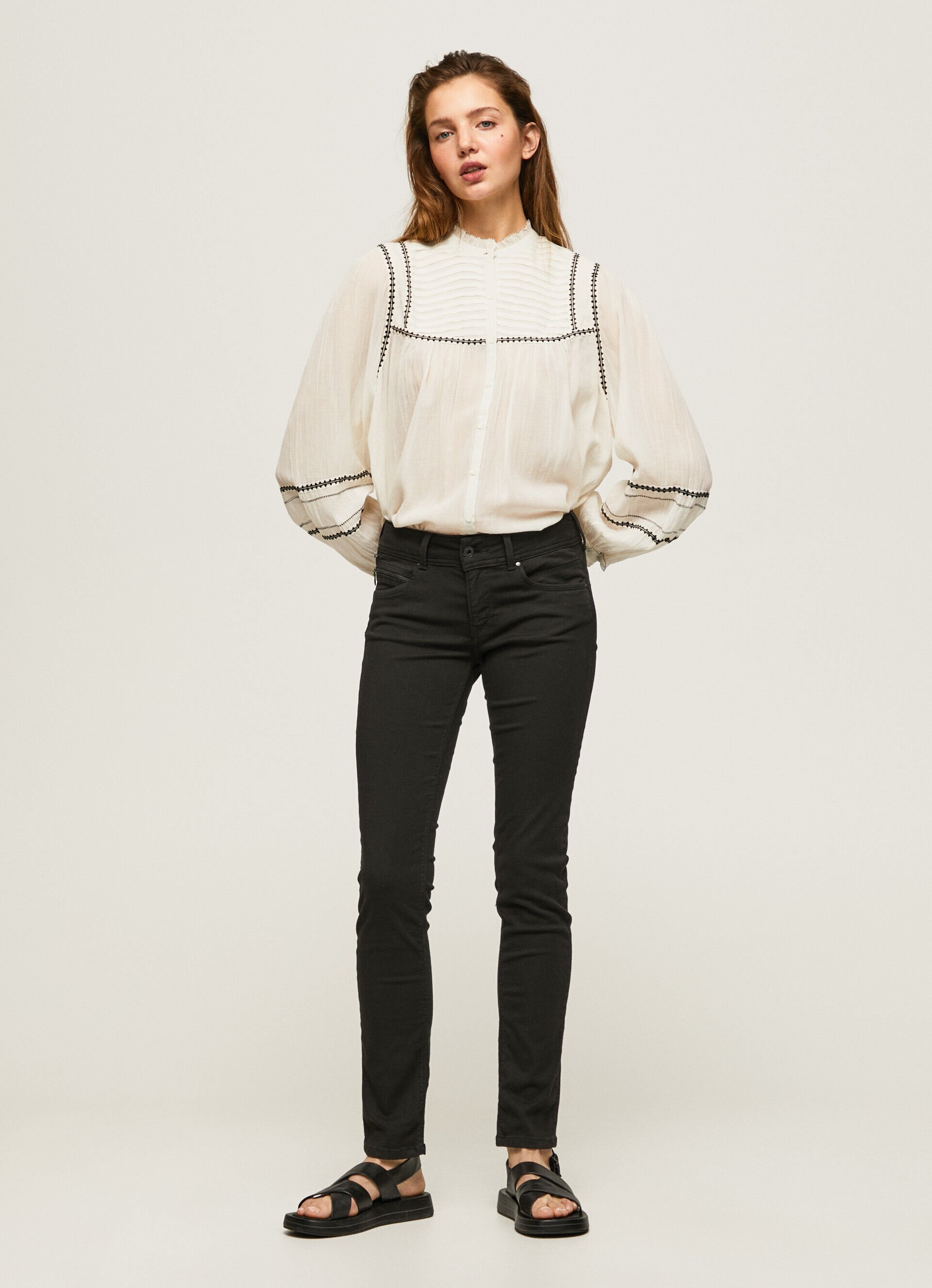 JEAN NEW BROOKE REGULAR MÉDIO SHOT - jeans