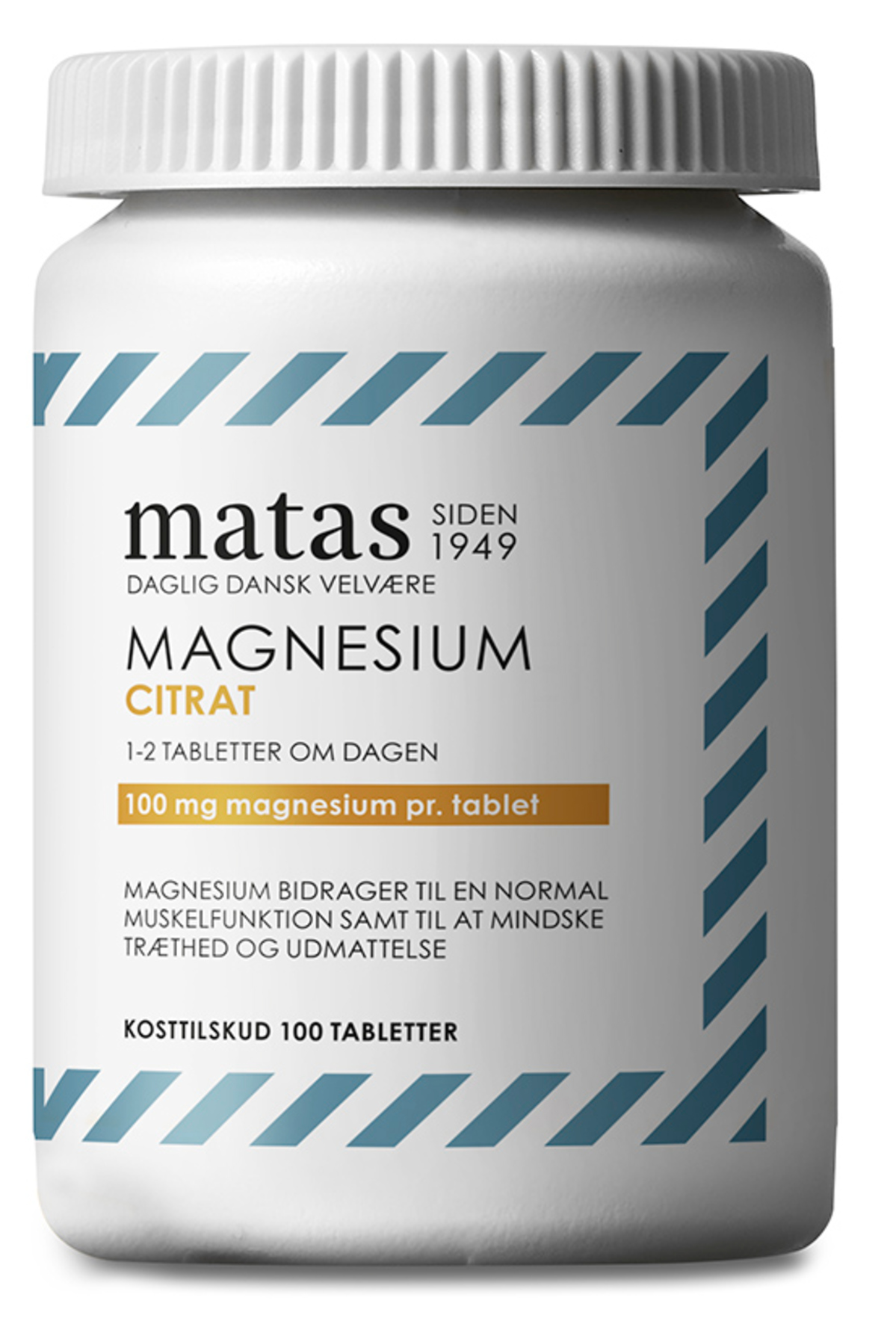 Matas Striber Magnesium Citrat 100 tabl.
