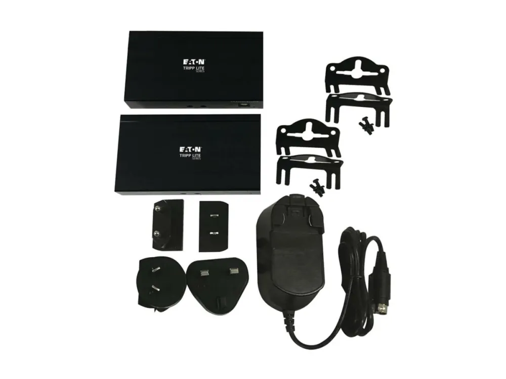 Eaton Tripp Lite Series USB C to HDMI over Cat6 Extender Kit with KVM Support, 4K 60Hz, 4:4:4, Transmitter/Receiver, USB, PoC, HDCP 2.2, up to 230 ft., TAA; - Video/audio ekspander - HDMI, USB-C - over CAT 6 - op til 70 m - TAA-kompatibel - for P/N: