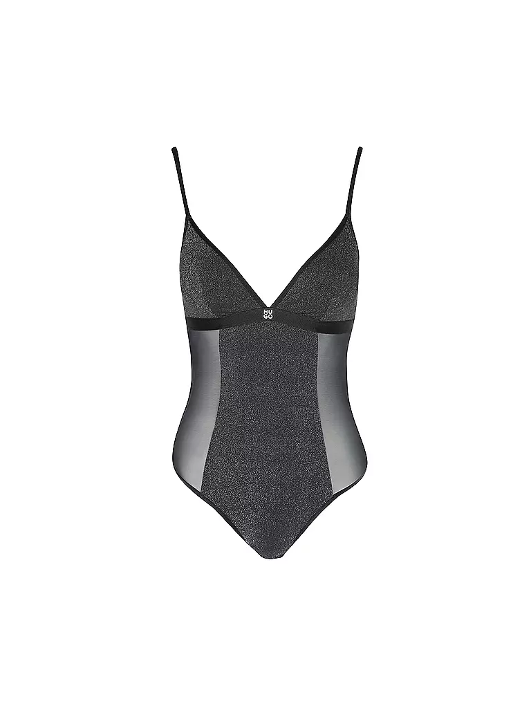 HUGO Body LUREX black schwarz