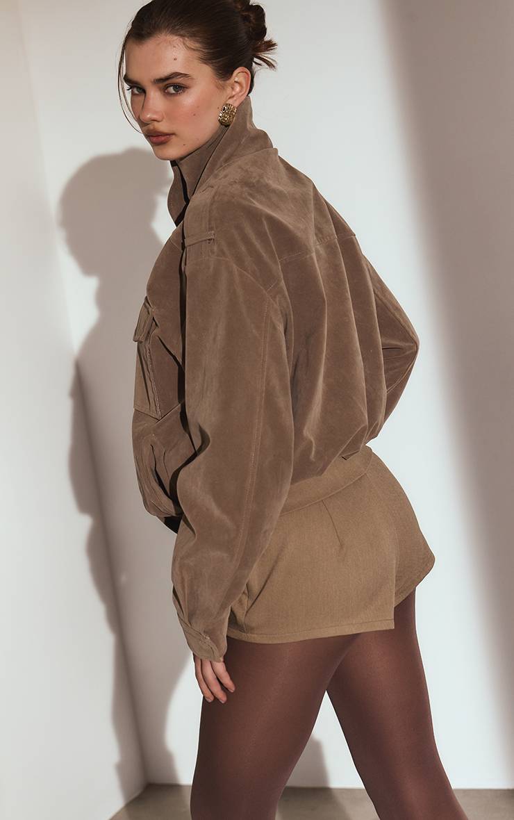 Moka Short Taille Haute Avec Détail De Ceinture Tissée