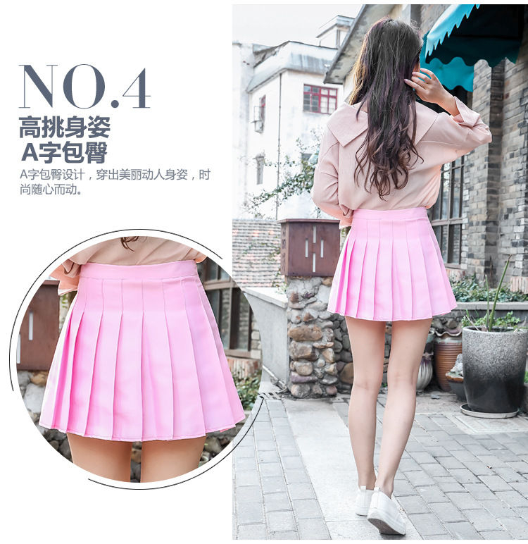 Niji Smile - Mini geplooide rok