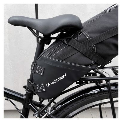 Sacoche de selle de vélo Wozinsky 12L - Noir