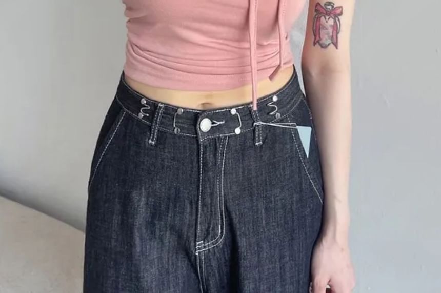 SeoulPop - Effen slim-fit camisole top