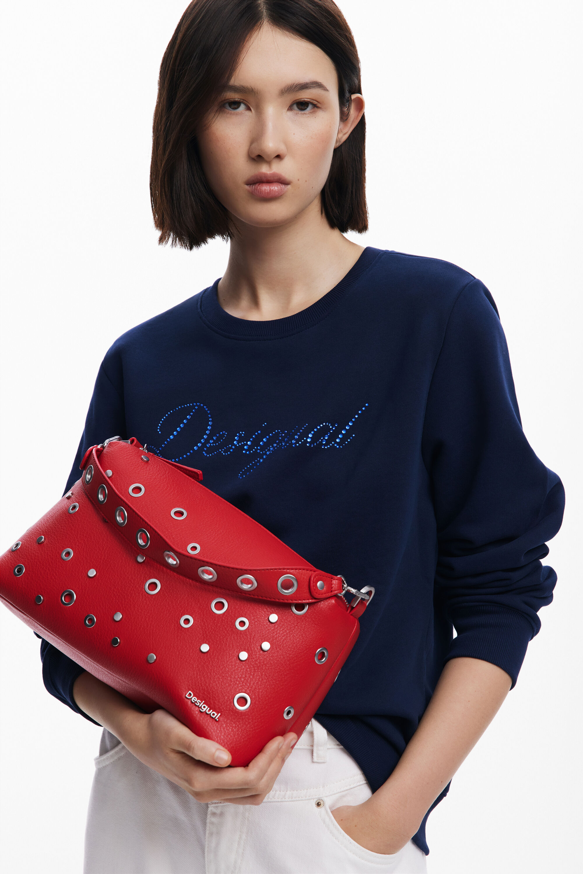 Bolso de mano tachuelas