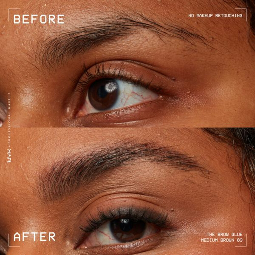 NYX The Brow Glue Wenkbrauwgel Warm Brown5 gr