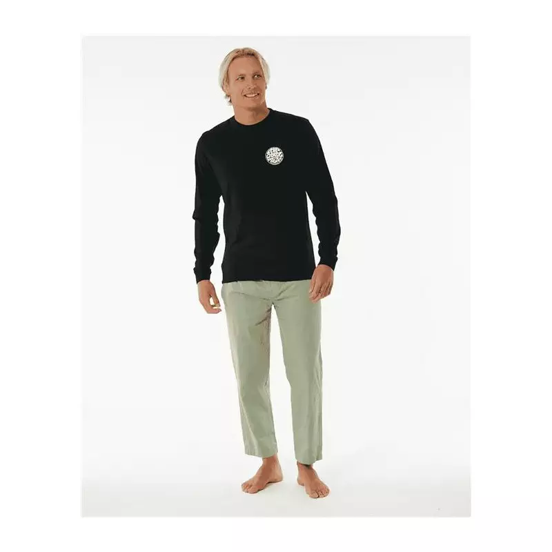 Teeshirt RIPCURL Wetsuit Icon L/S Tee Black XS