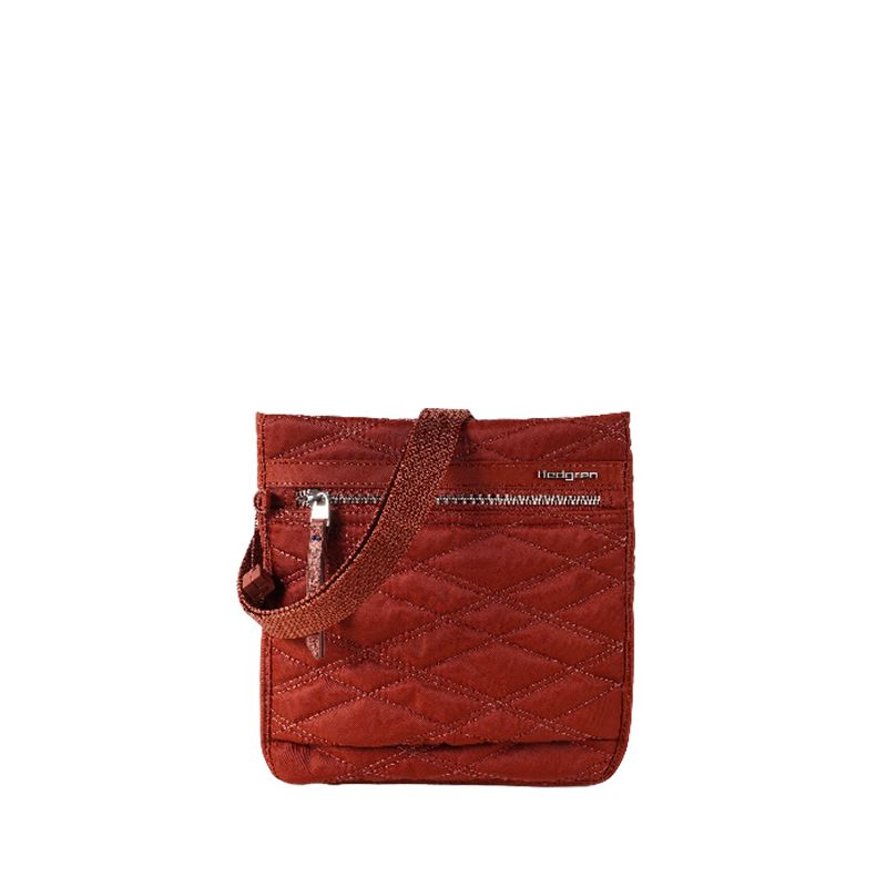 Sac bandoulière Leonce 21,5 cm New Quilt Brandy Brown