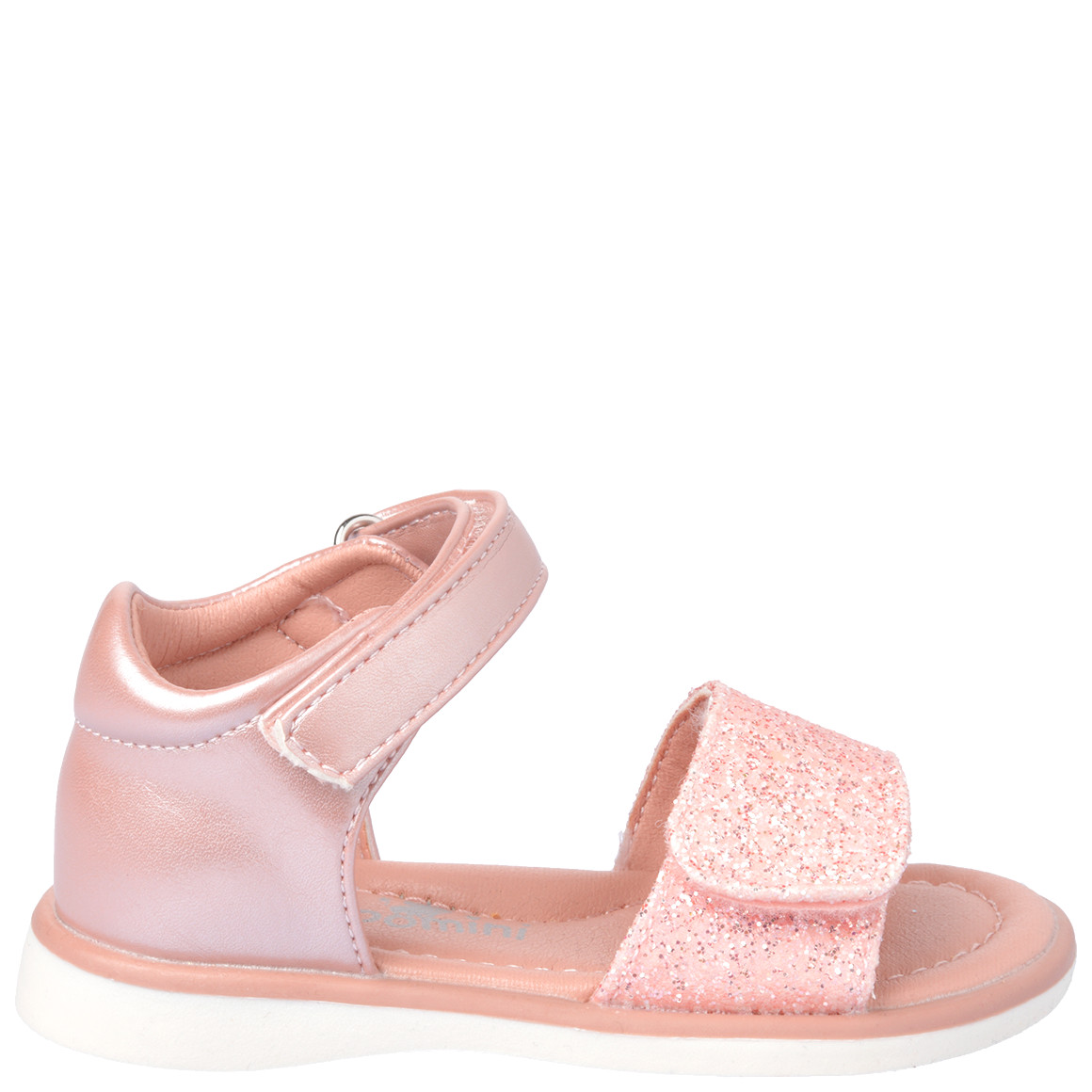 Topomini Baby Sandalen mit Glitzer-Applikation rosa