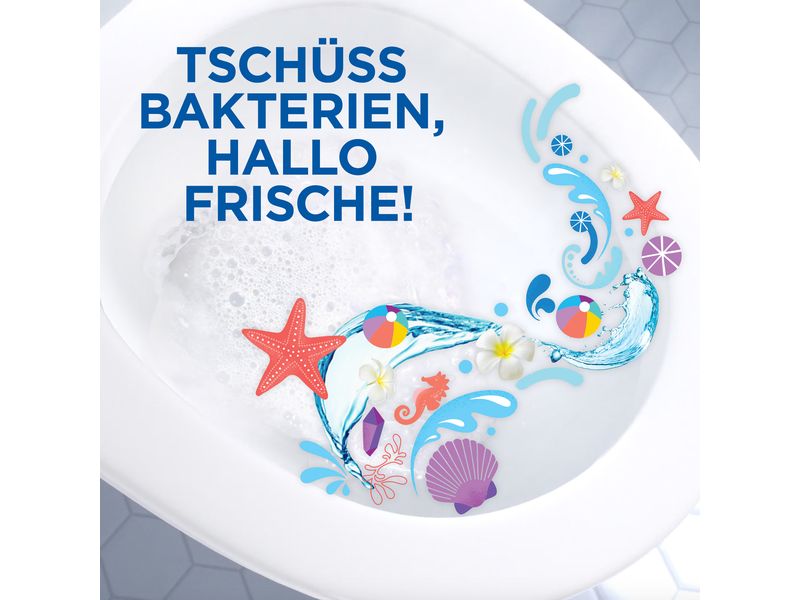 WC-Ente WC-Reiniger Total Aktiv Gel Ocean Wave 3 x 750 ml Flüssiger Toilettenreiniger