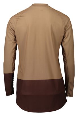 Maillot Manches Longues Femme Poc MTB Pure Marron Foncé/Clair
