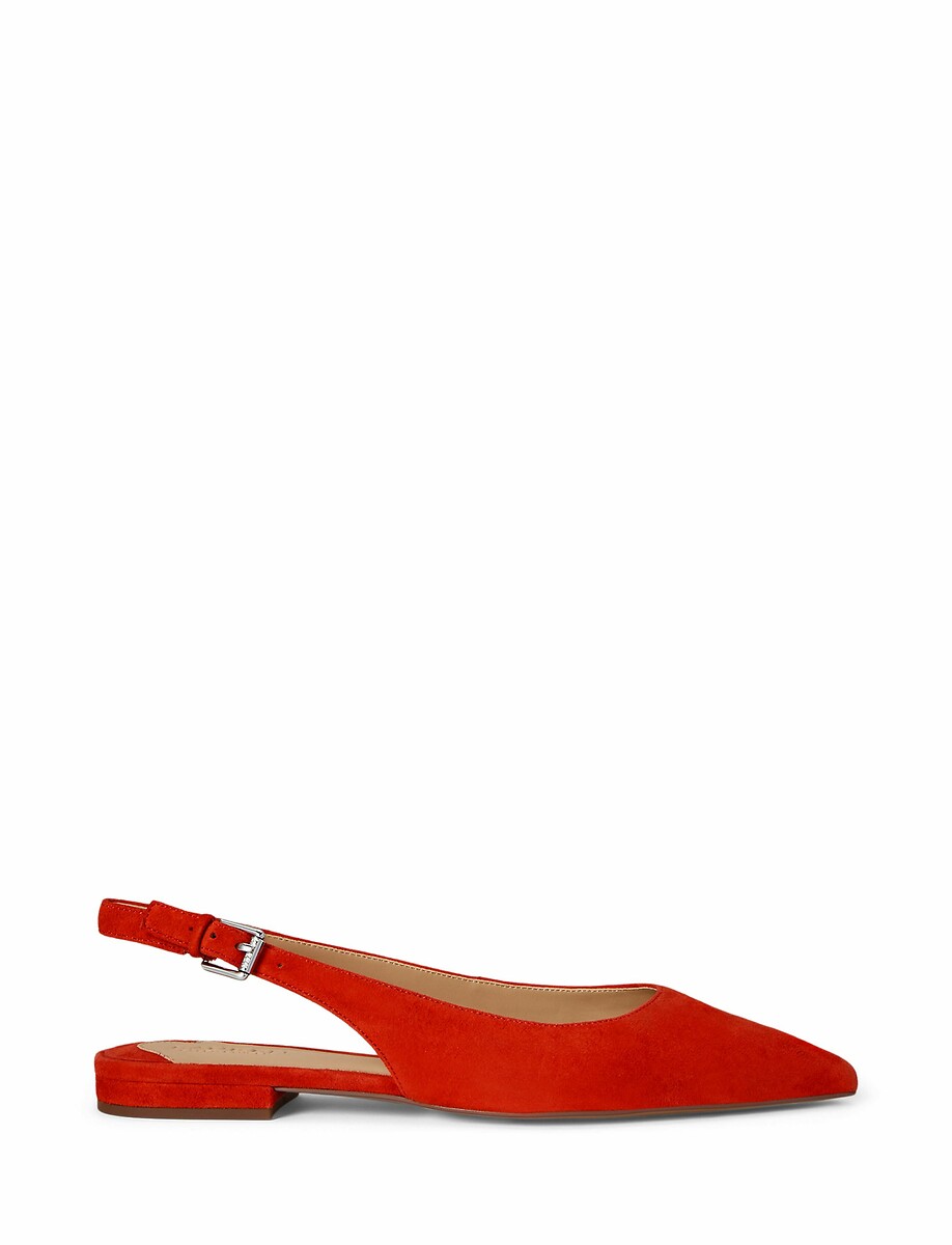 LAUREN RALPH LAUREN<br>Sapatilhas Mary Jane Emellie em camurça