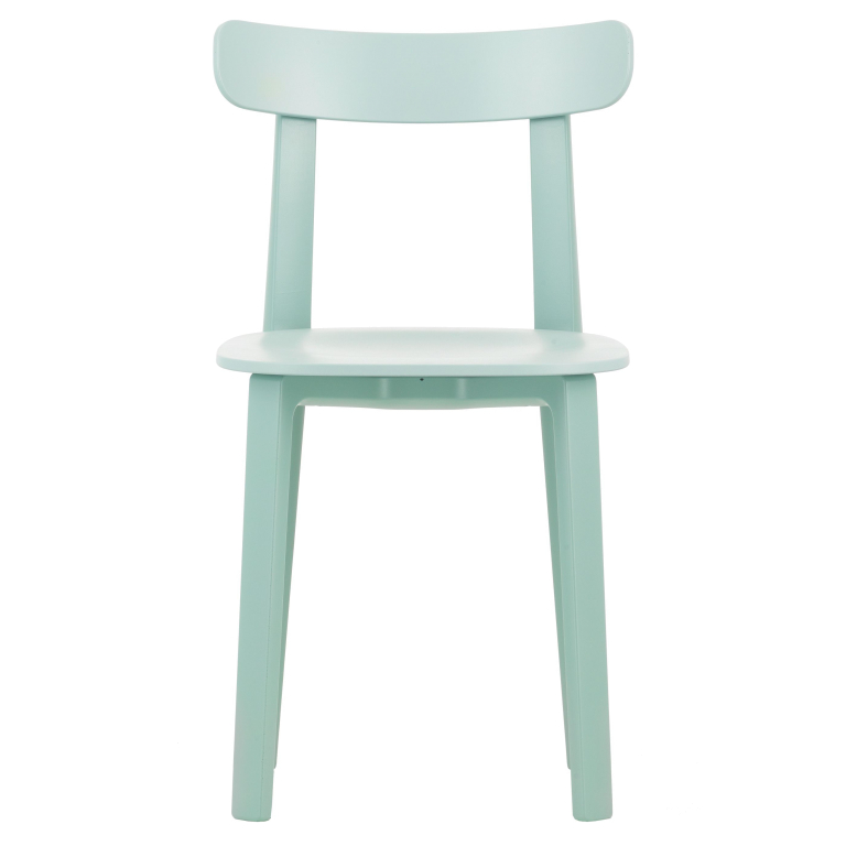 Vitra All Plastic stoel ice grey tapijtglijders