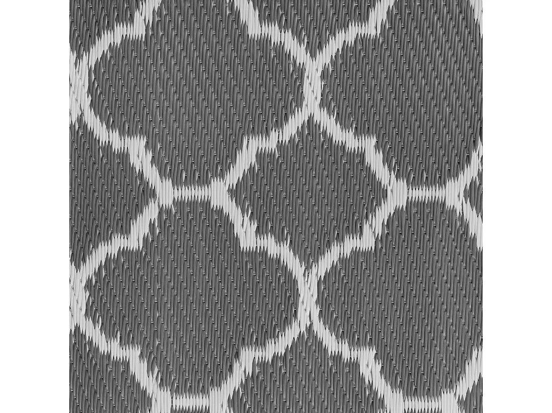 Tapis extérieur gris au motif marocain 120 x 180 cm SURAT