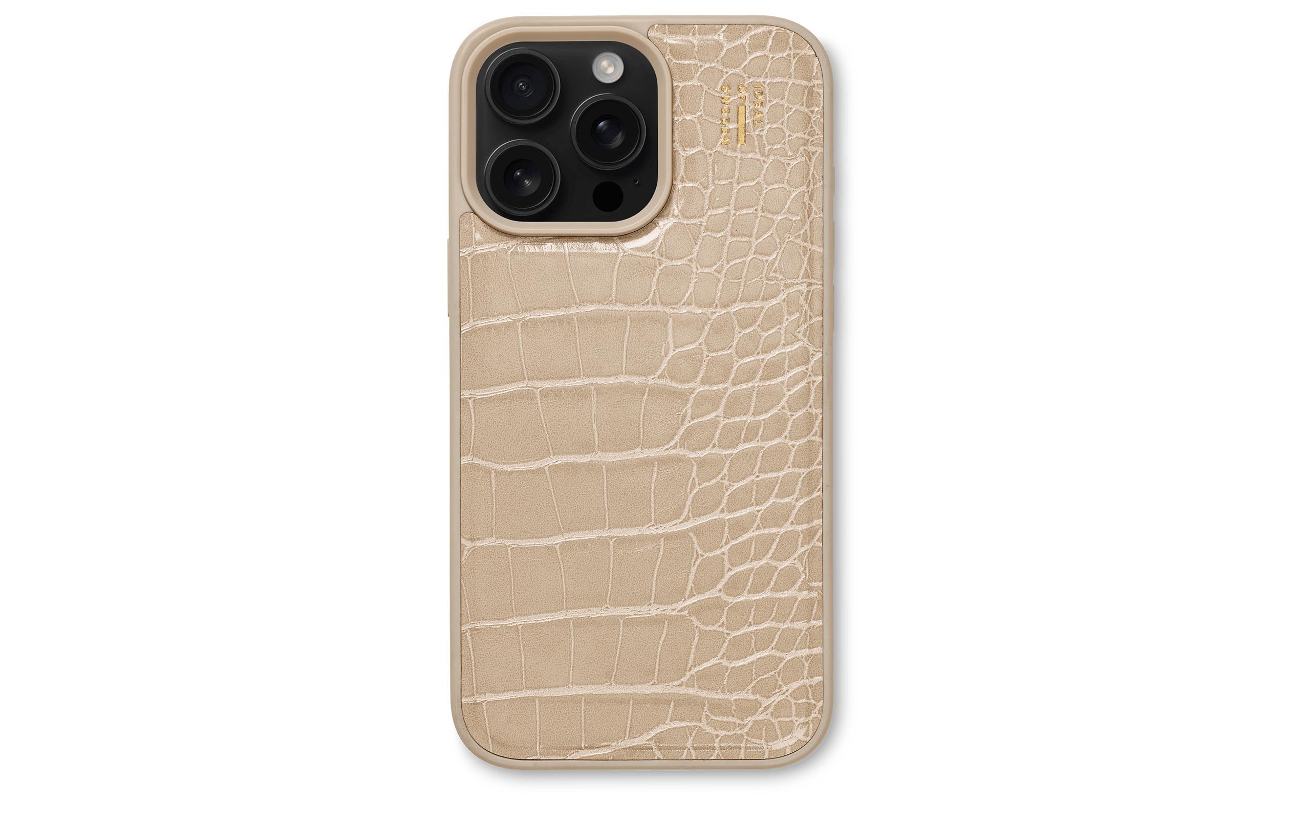 Back Cover Croco iPhone 16 Pro Max BeigeBackcover für das Apple iPhone 16 Pro Max