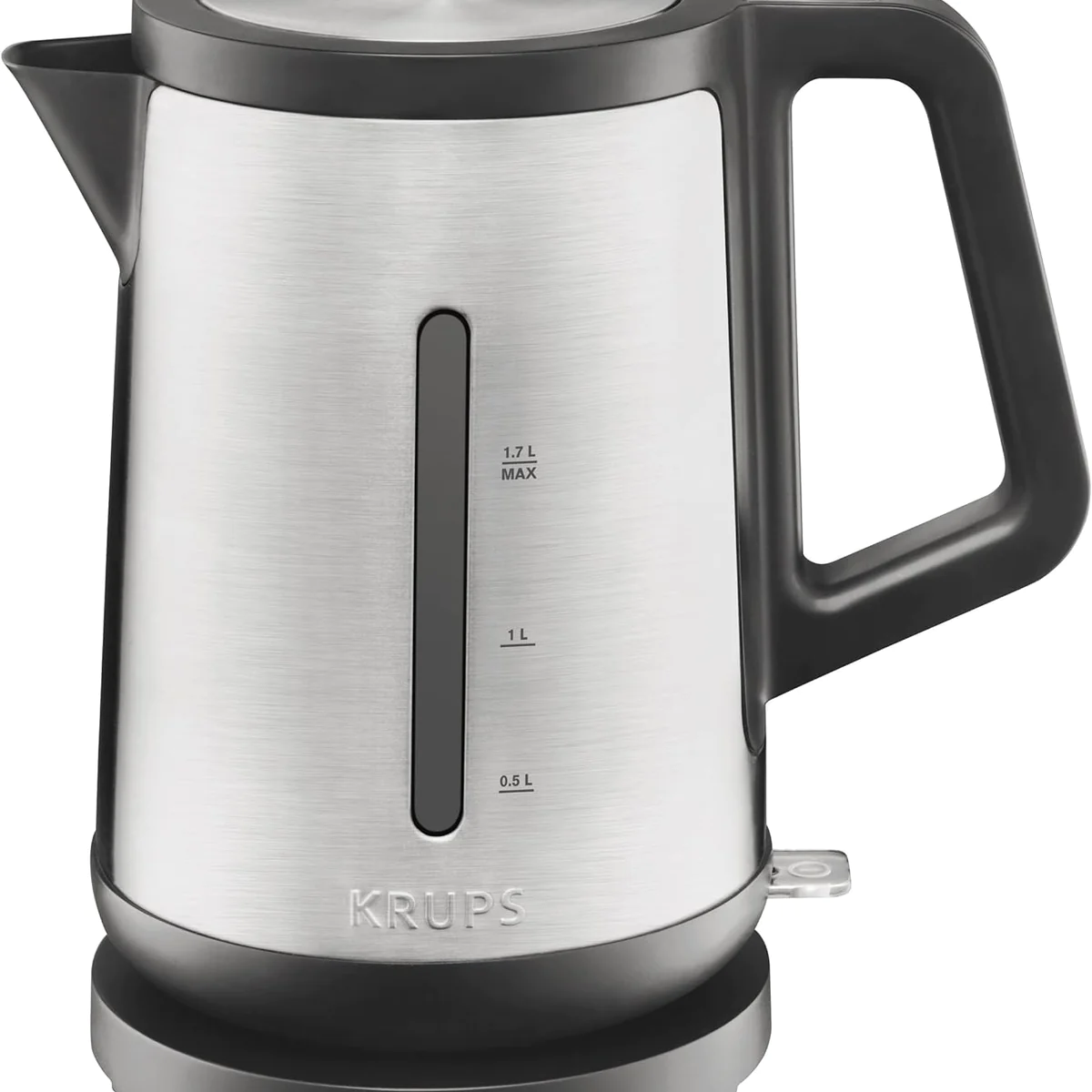 bouilloire électrique de 1,7L sans fil 2400W gris noir Krups
