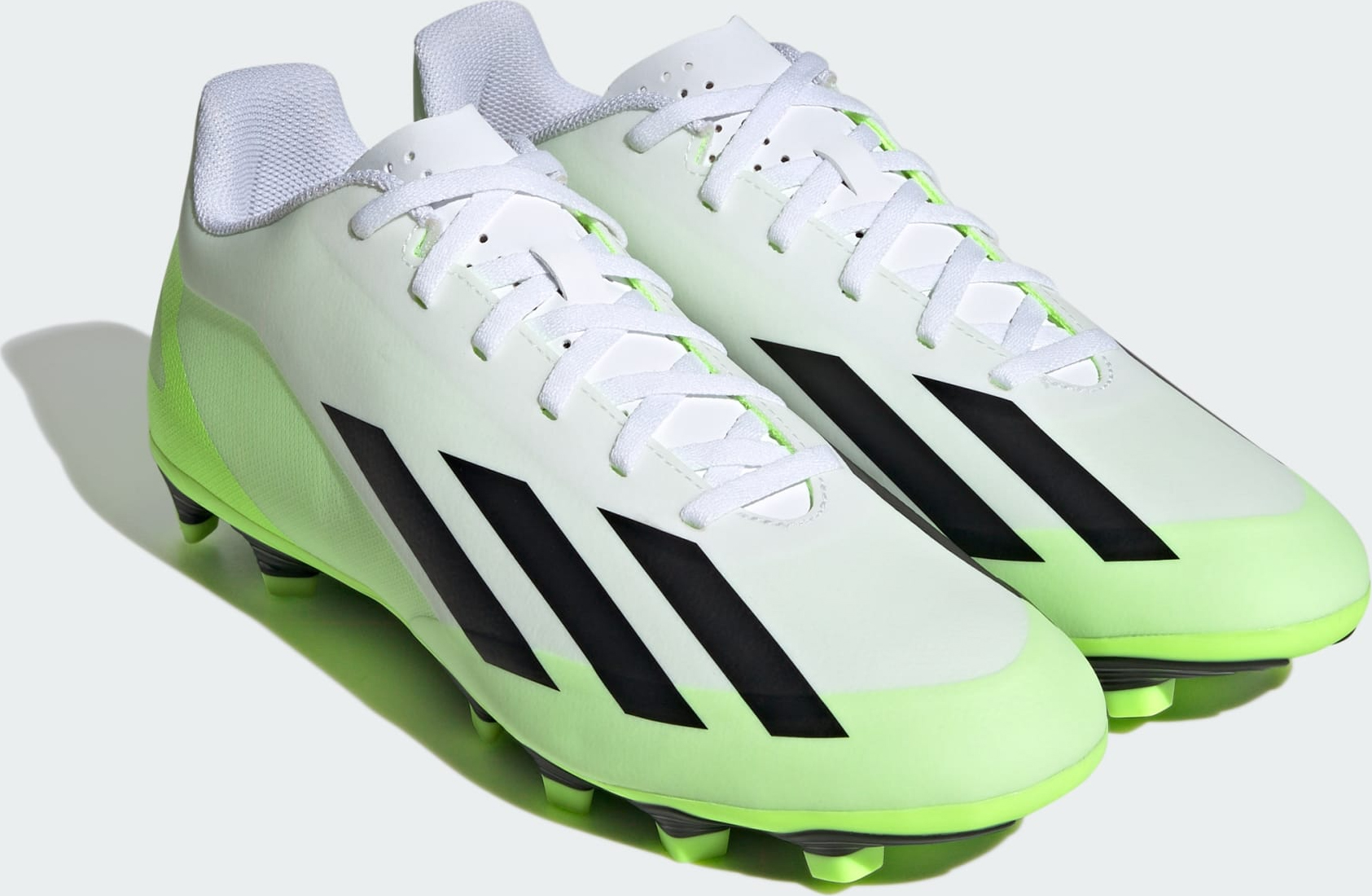 X Crazyfast.4 FxG Cloud White/Core Black/Lucid Lemon