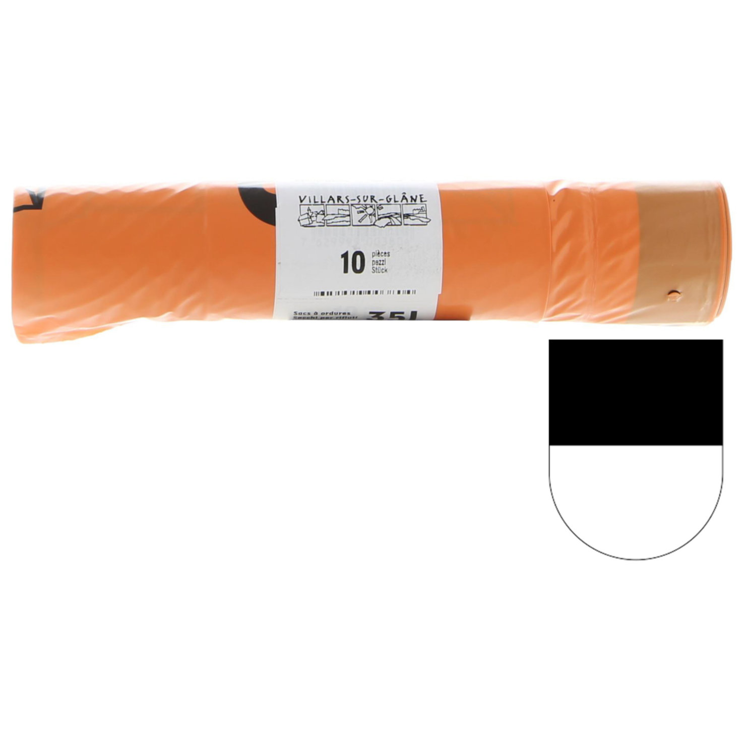 Gebührenkehrichtsack Villars 35L 10 Stück