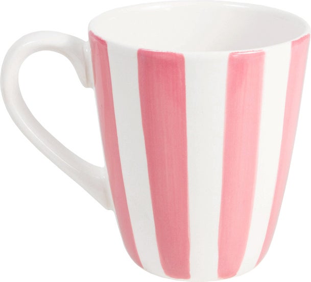 Blond Amsterdam mok Even Bijkletsen stripe roze 0,35 L
