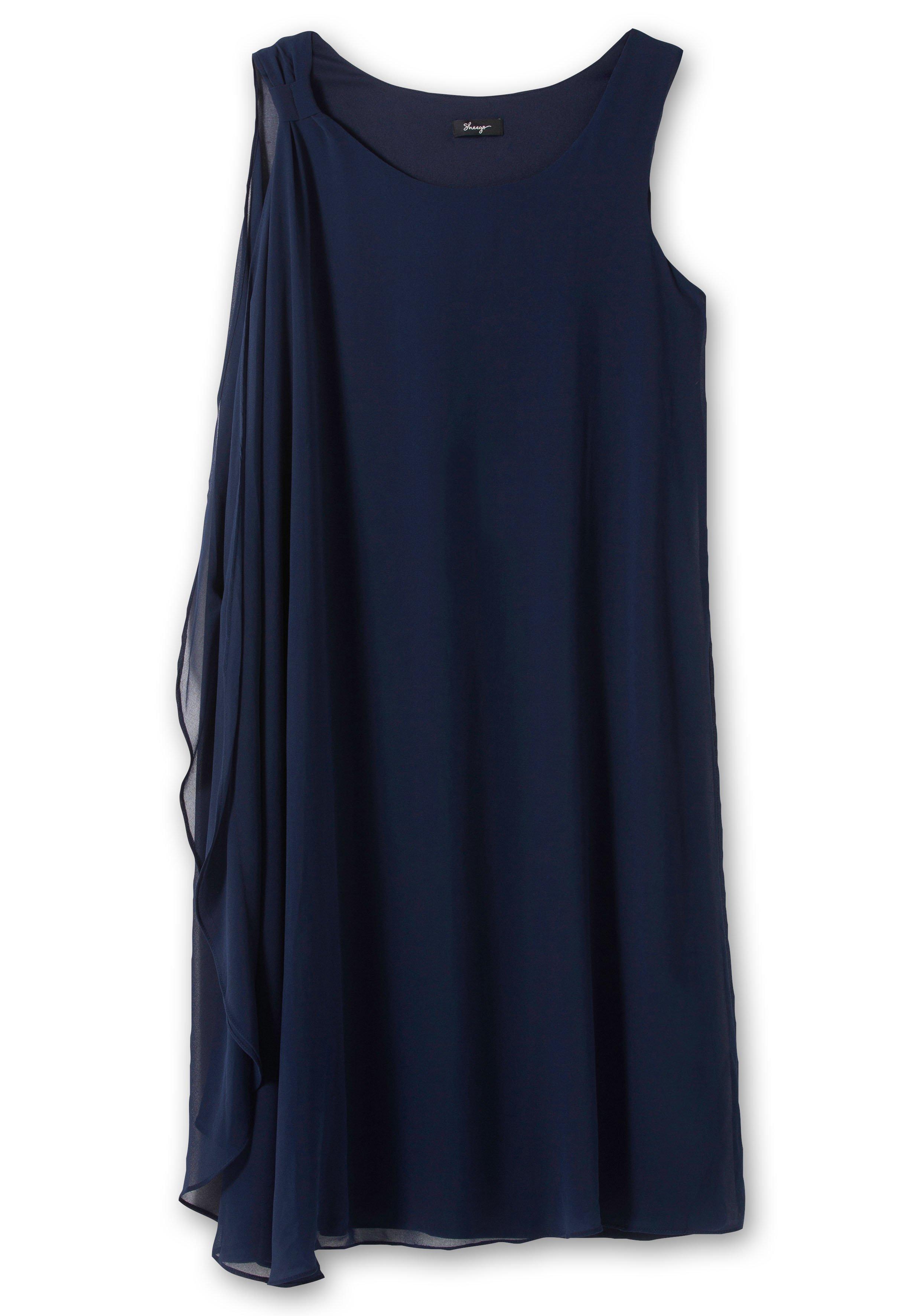 Cocktailkleid aus Chiffon, in A-Linie