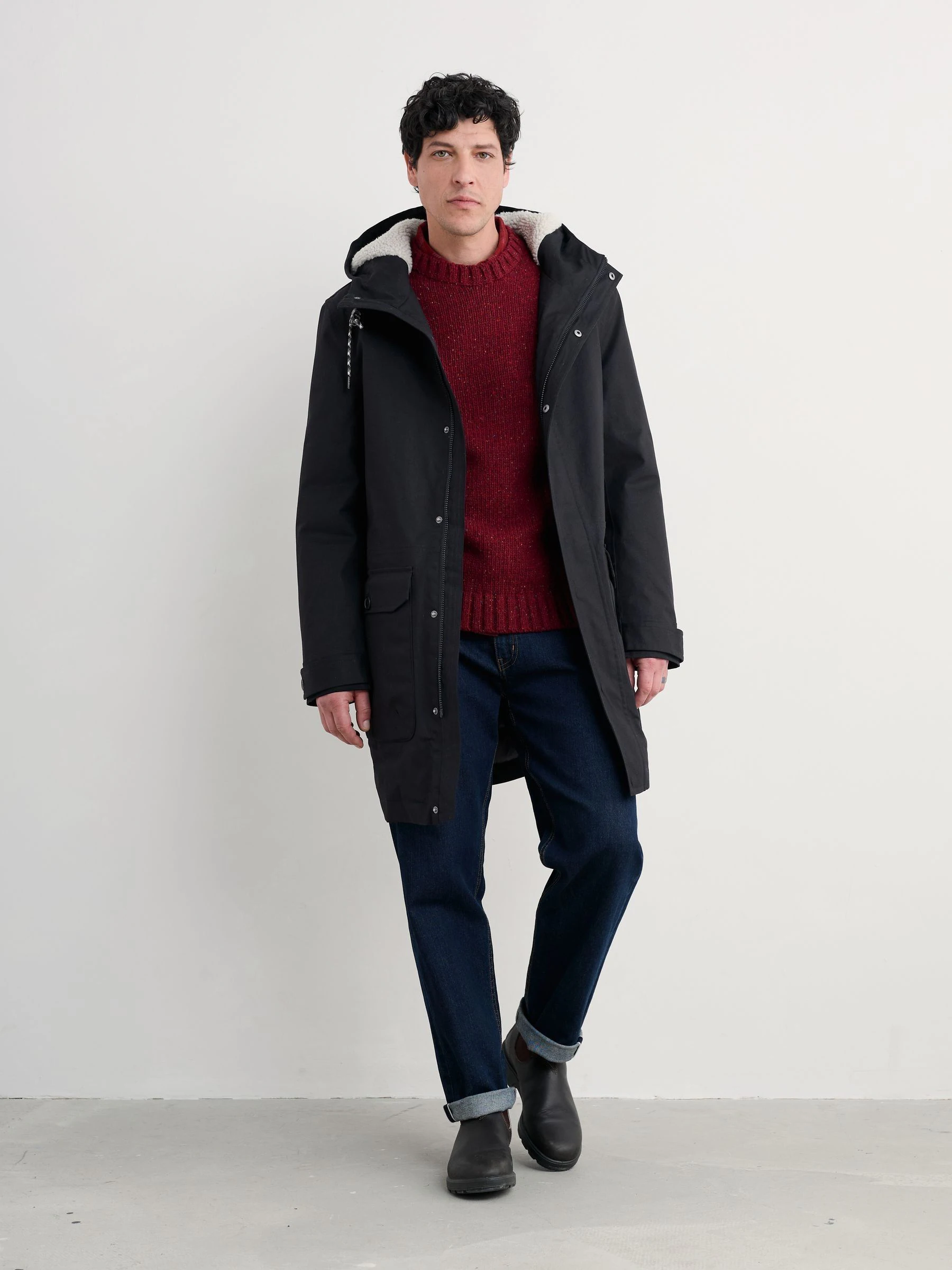 Seasalt Cornwall Men's Tidesman Waterproof Coat