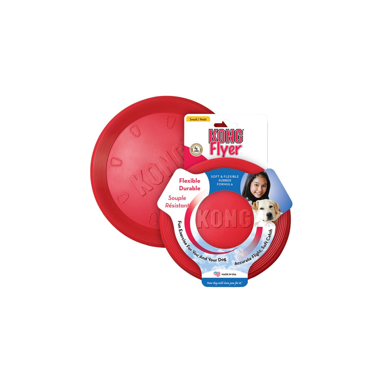 KONG Frisbee rot S