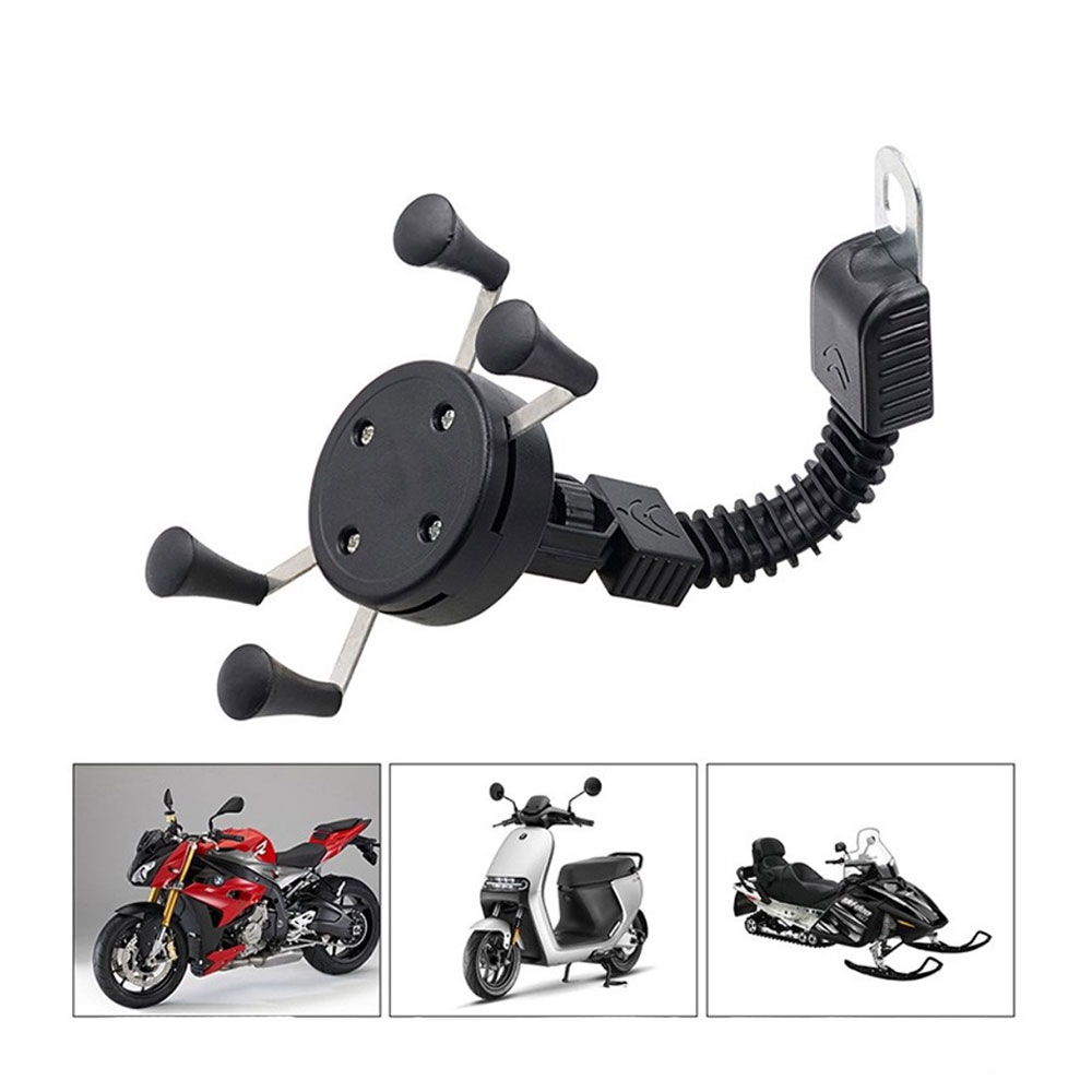 Universal Motorrad Bike Rückspiegel Halterung Handy / Smartphone (7