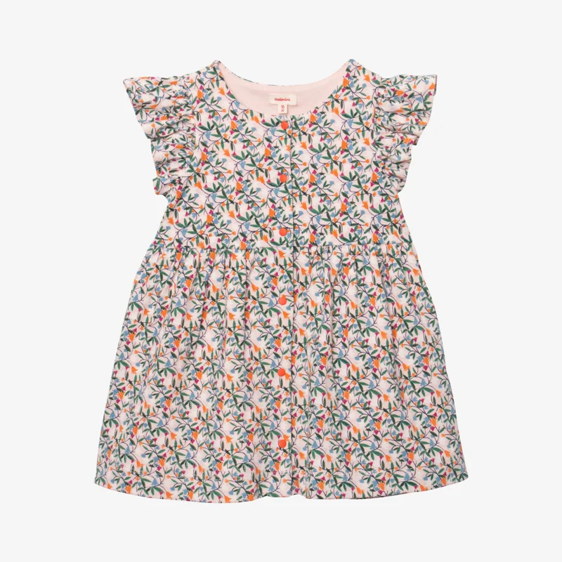 Robe bébé fille printanier pressions rose Catimini Rose