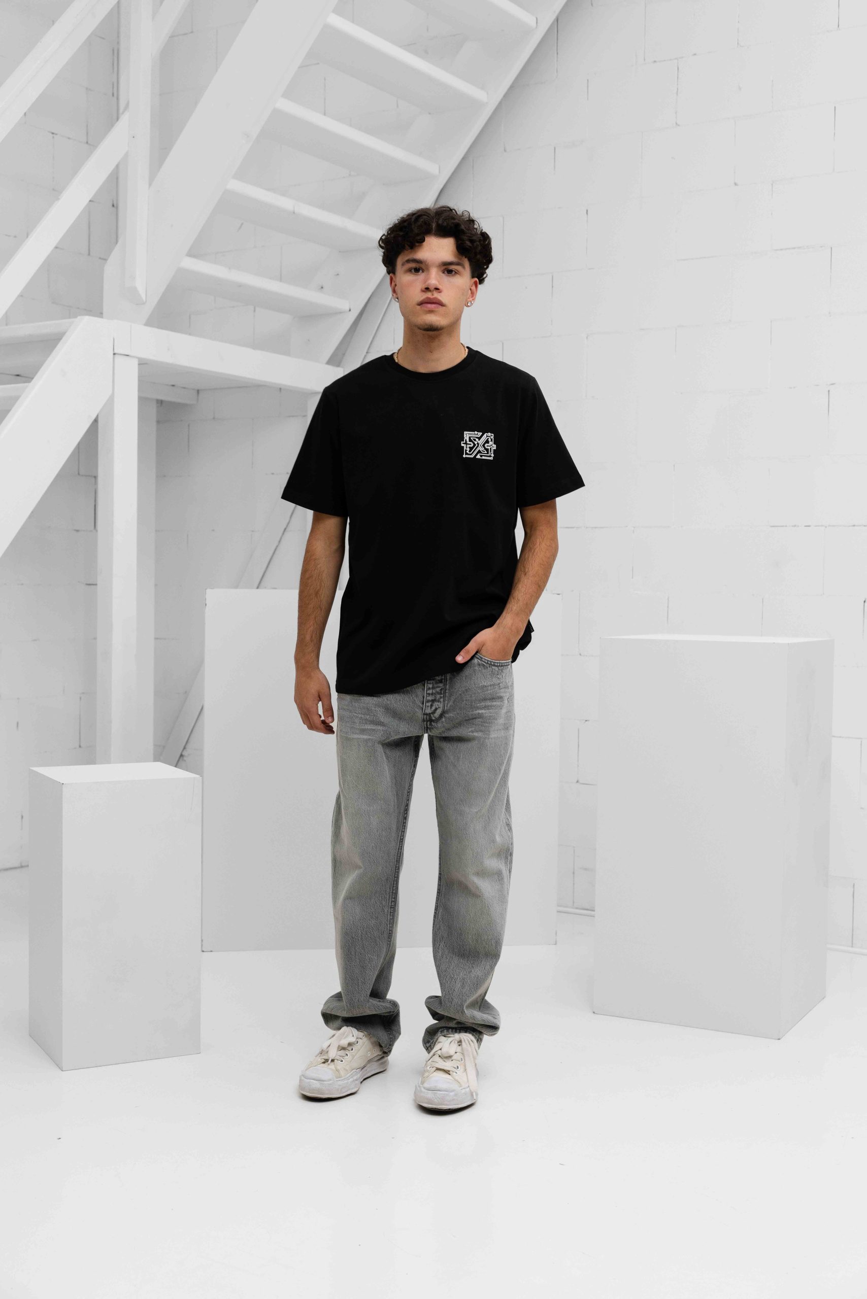 XPLCT Hard Disk T-Shirt Heren Zwart