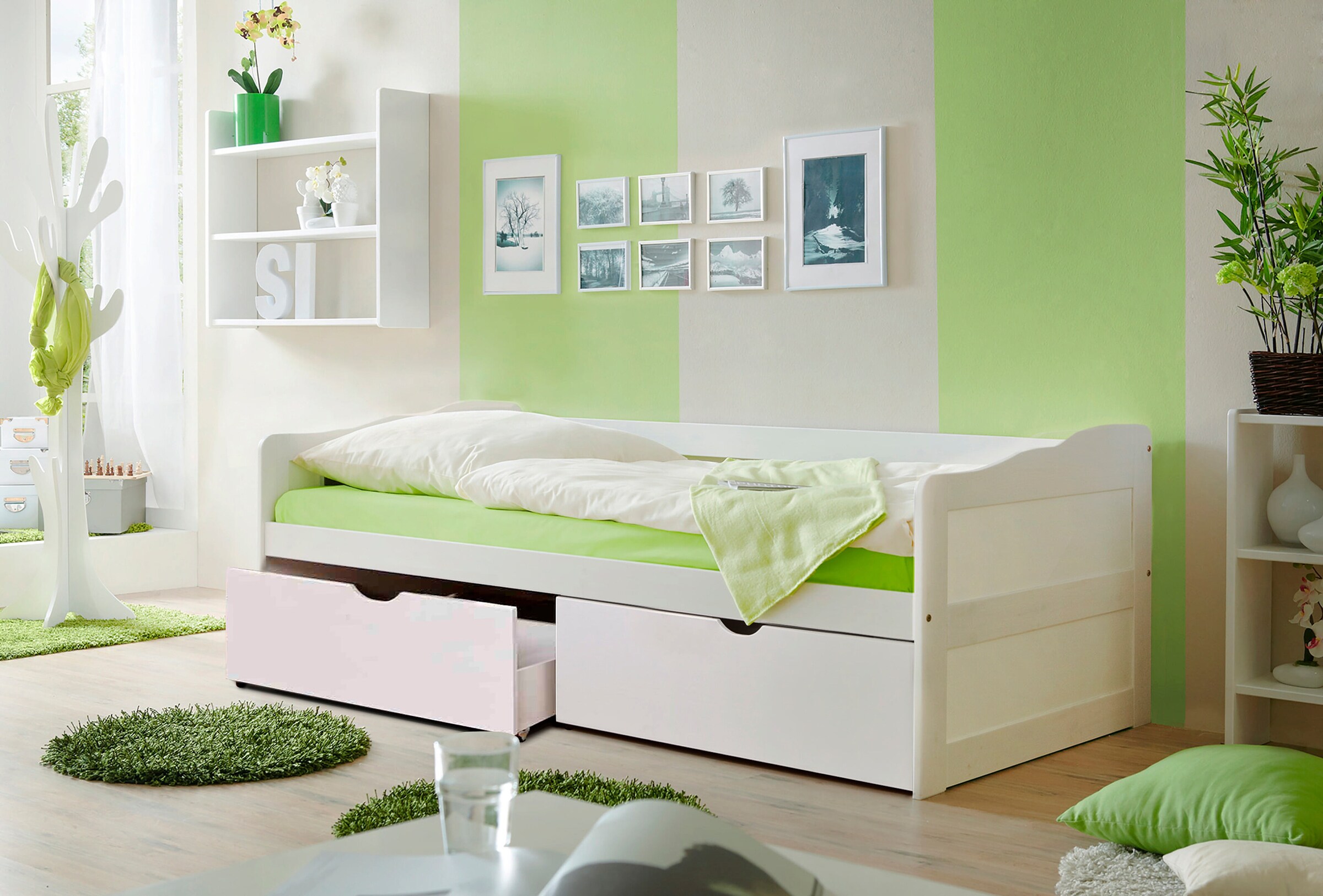 Ticaa Sofabett Funktionsbett Gästebett Melanie Kiefer Weiß
