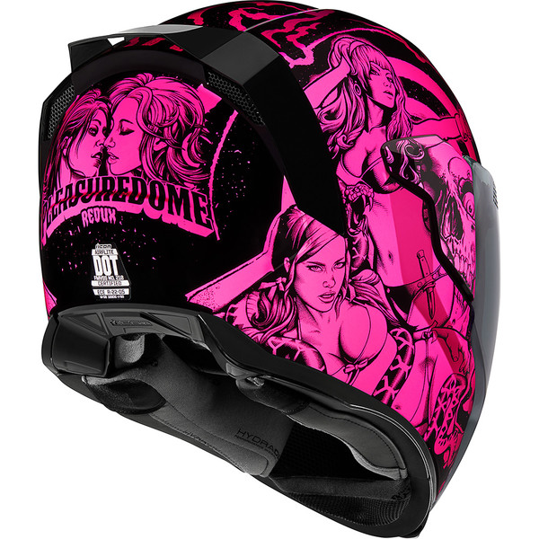 Icon - Casque Airflite Pleasuredome Redux™ Rose / Noir
