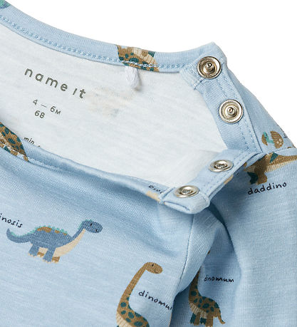 Name It Body L/æ - NbmDinos - Himmlisch Blue