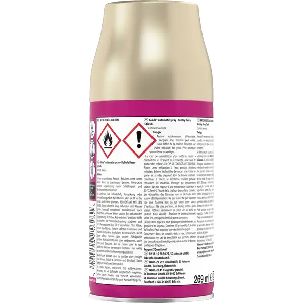 Automatic Spray Lufterfrischer Bubbly Berry Splash Nachfüller